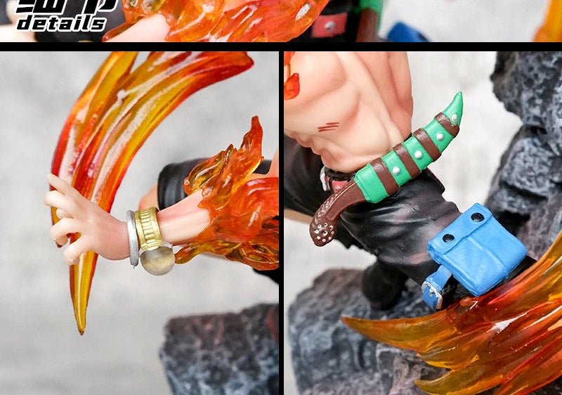 17.5cm One Piece Figures Ace Anime Figures Portgas D Ace Statue Figurine Action Figure Model Doll Pvc Gk Collection Toy Gift - Kaiju Mafia