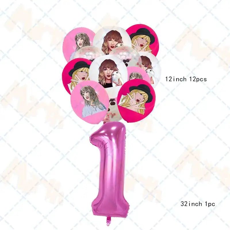 Taylor Swift Birthday Supplies - Kaiju Mafia