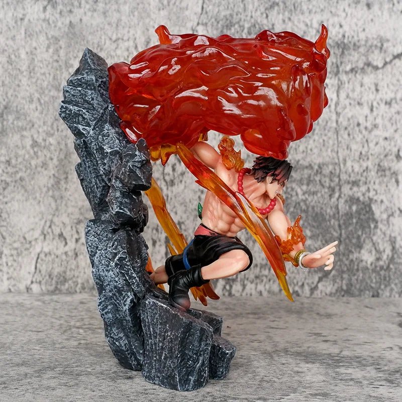 17.5cm One Piece Figures Ace Anime Figures Portgas D Ace Statue Figurine Action Figure Model Doll Pvc Gk Collection Toy Gift - Kaiju Mafia