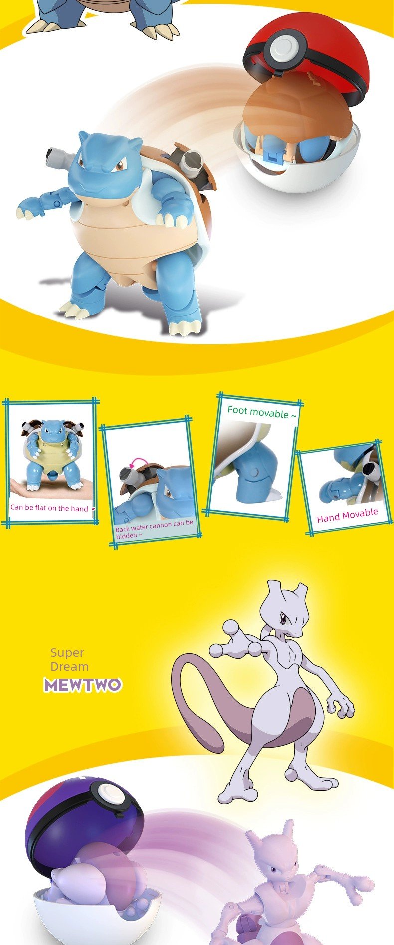 Pokemon Poke Ball Gengar Greninja Toy - Kaiju Mafia