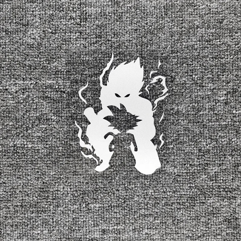 Car Stickers Son Goku Kakarotto Saiyan DBZ Anime Reflective Decoration for Windshield Bumper Trunk Motorcycle - Kaiju Mafia