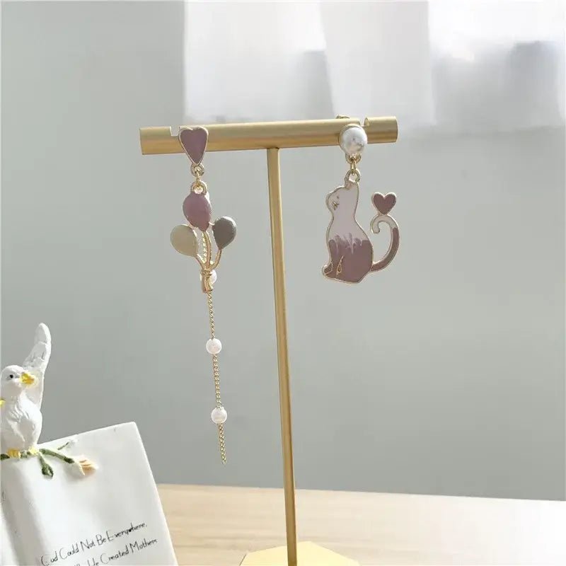 Red Cherry Crystal Earrings - Kaiju Mafia