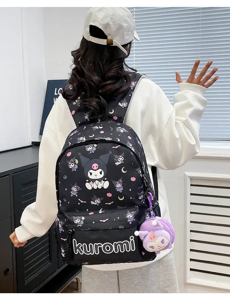 Sanrio Kuromi Hello Kitty Backpack - Kaiju Mafia