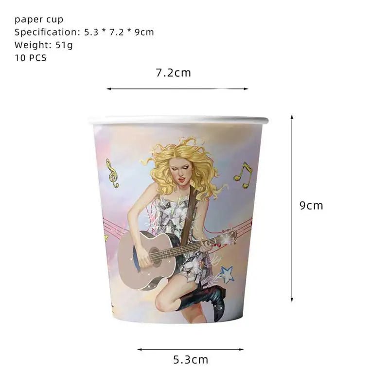 Taylor Swift Birthday Supplies - Kaiju Mafia