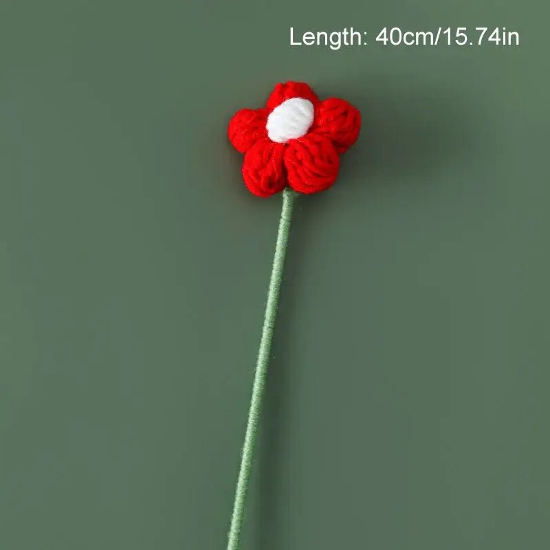 Knitted Flowers Christmas Bouquet - Kaiju Mafia