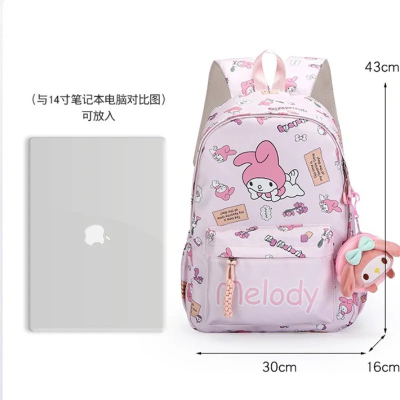 Sanrio Kuromi Hello Kitty Backpack - Kaiju Mafia