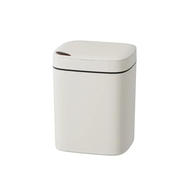 16L Smart Trash Can Automatic Sensor Trash Can Indoor Bathroom Crack Trash Can High Looking Anti - odor Household Products - Kaiju Mafia