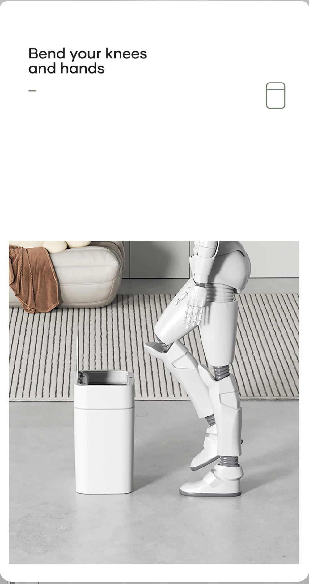 12L+16L Smart Sensor Trash Can Bathroom Anti odor Automatic Trash Bin For Toilet White Electric Wastebasket - Kaiju Mafia