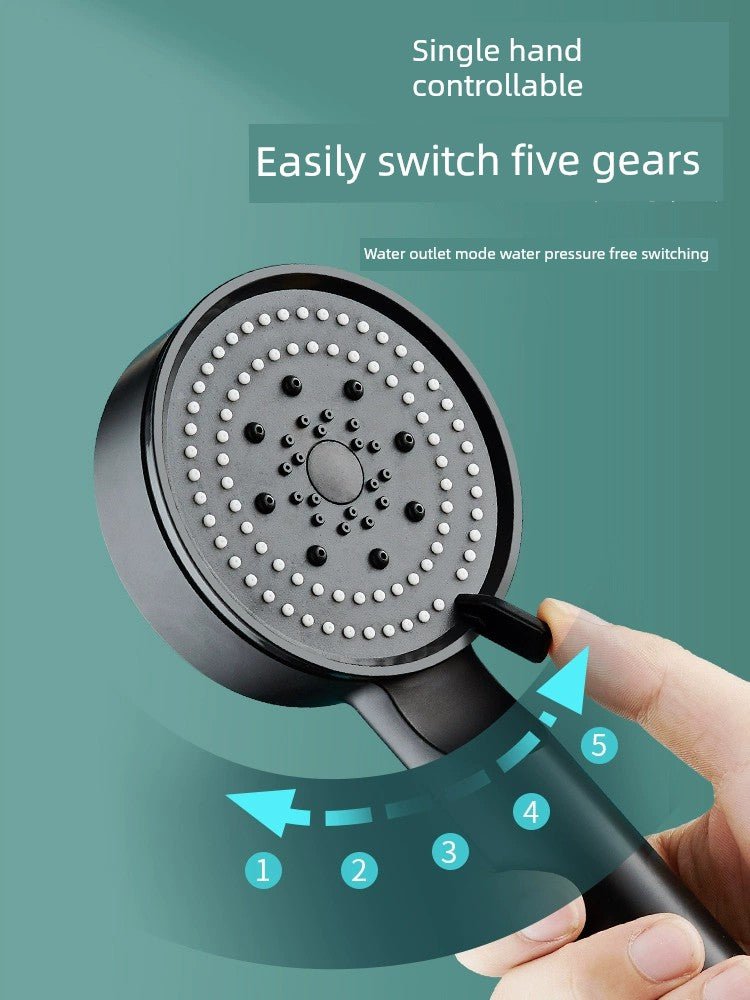 Five - Speed Handheld Shower Nozzle - Kaiju Mafia
