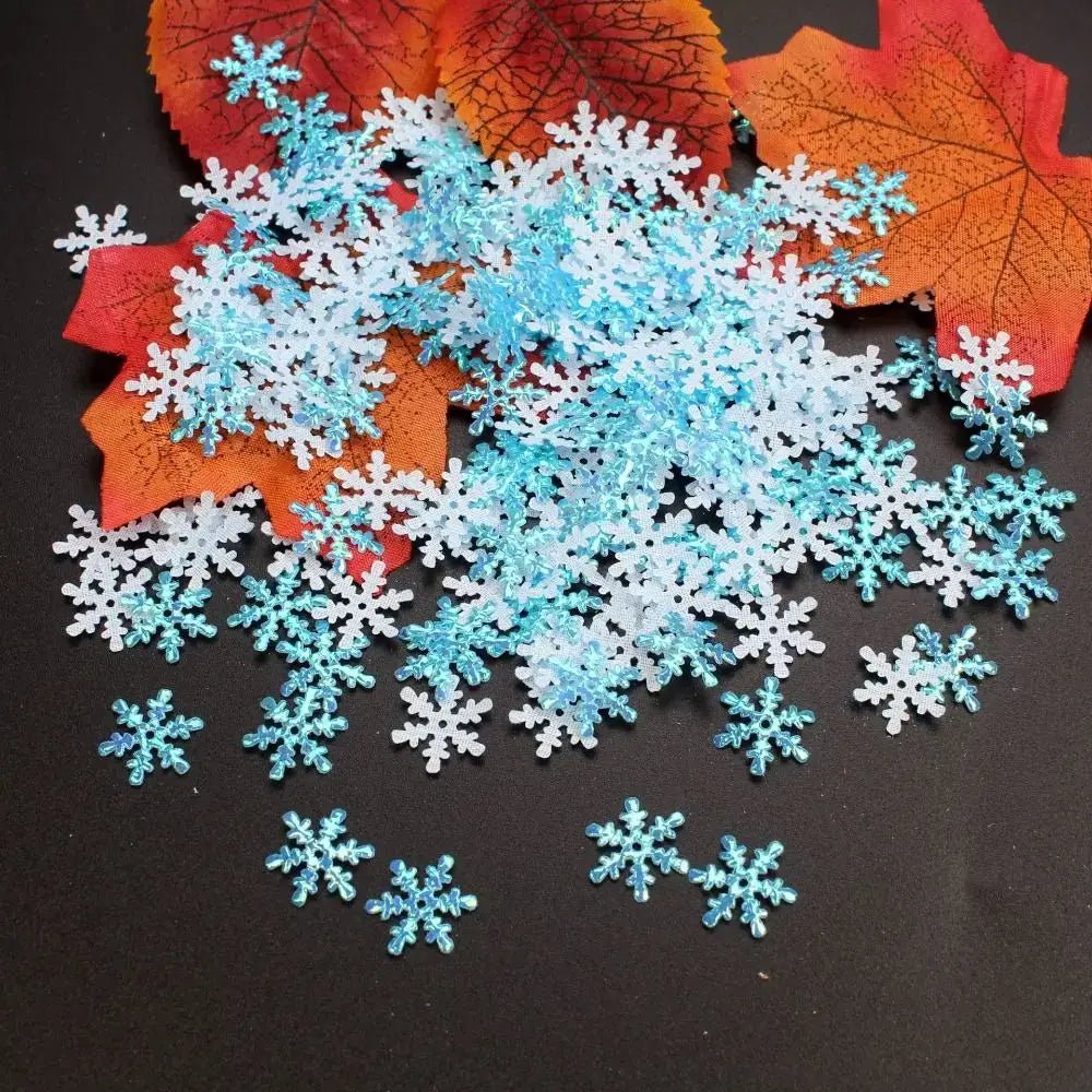 Glitter Christmas Snowflakes Confetti - Kaiju Mafia