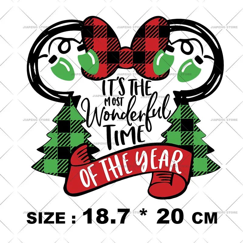 Minnie Mouse Christmas Stickers - Kaiju Mafia