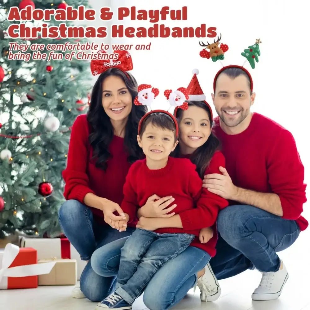 Cute Christmas Hair Headbands - Kaiju Mafia