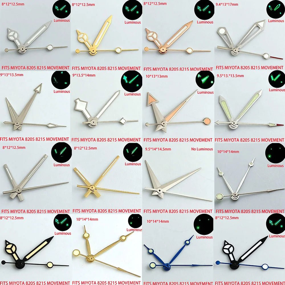 Green Blue Luminous Watch Hands - Kaiju Mafia