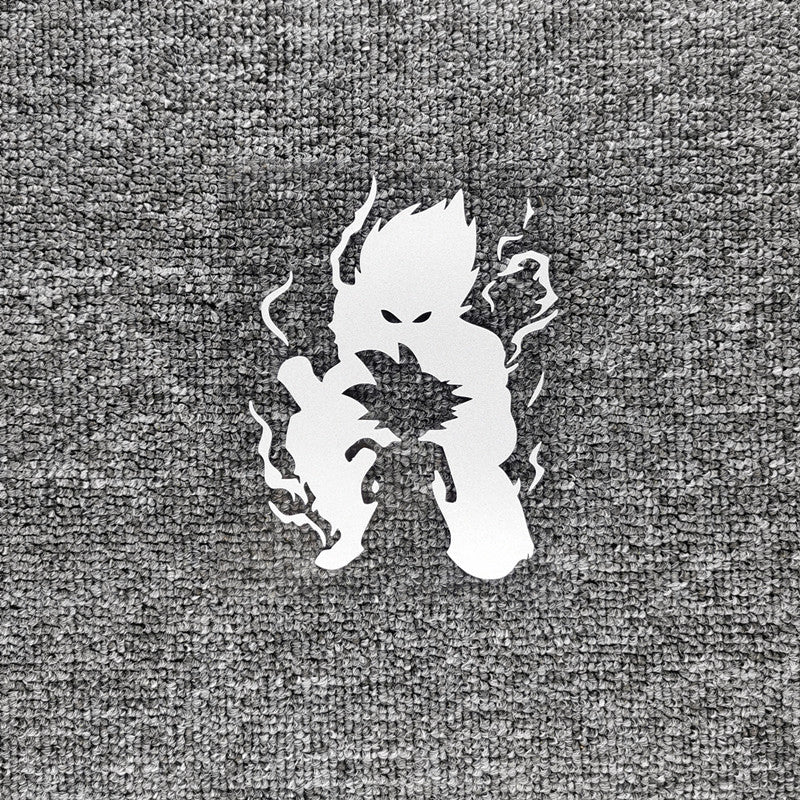 Car Stickers Son Goku Kakarotto Saiyan DBZ Anime Reflective Decoration for Windshield Bumper Trunk Motorcycle - Kaiju Mafia