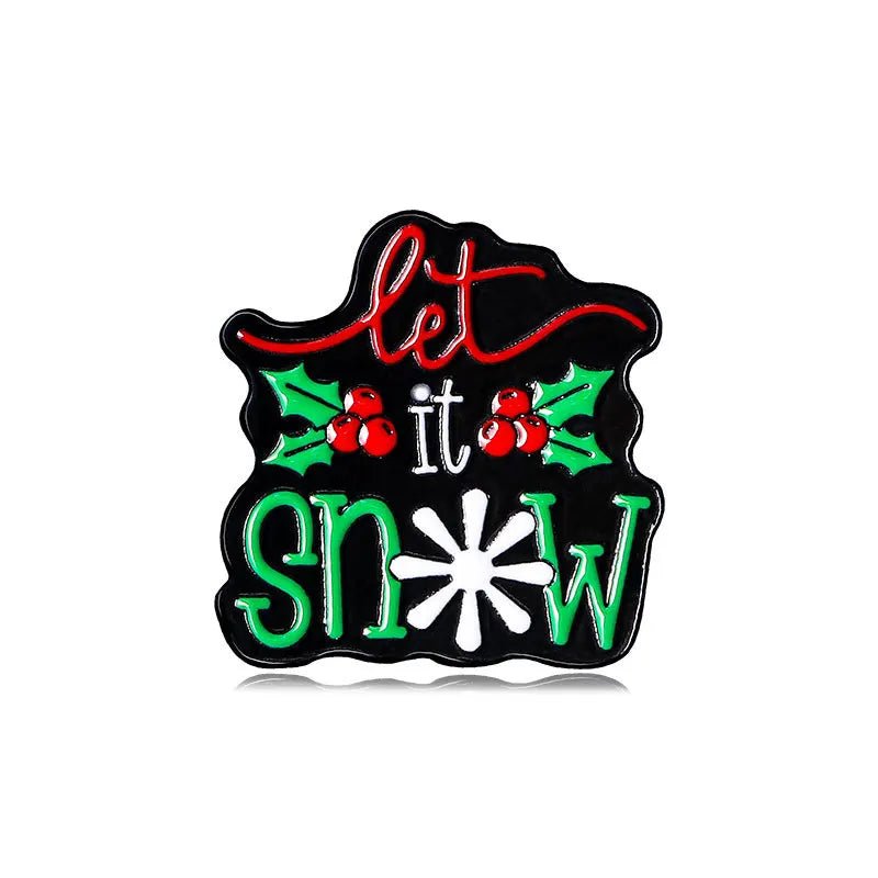 Cute Christmas Enamel Pins - Kaiju Mafia