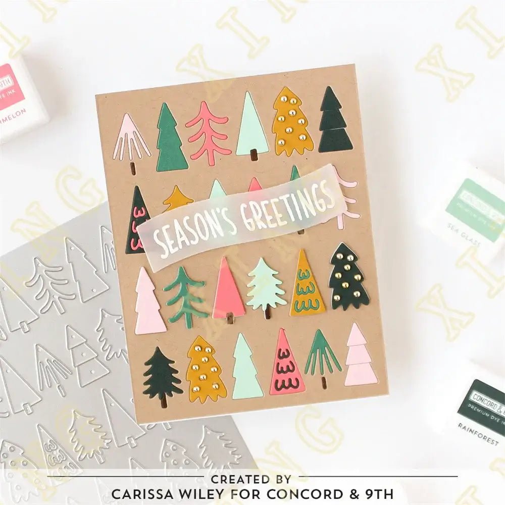 Christmas Tree Cutting Dies - Kaiju Mafia