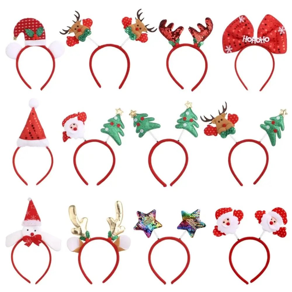 Cute Christmas Hair Headbands - Kaiju Mafia