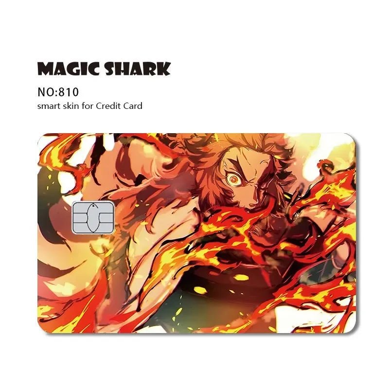New Cool Anime Dragon Ball Naruto Credit Debit Metro Card Sticker Skin Film Front Side Small Chip Large Chip - Kaiju Mafia
