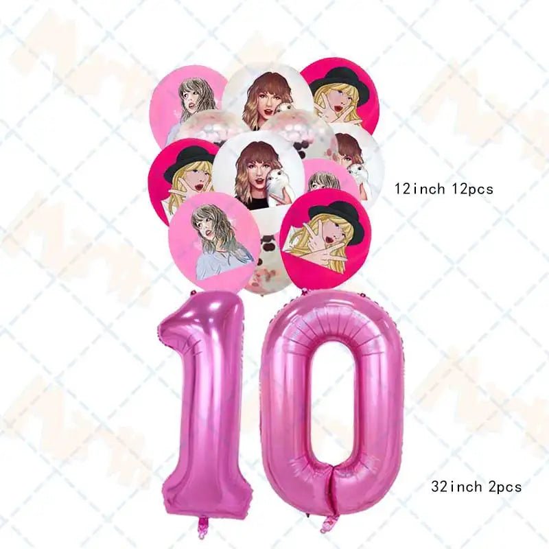 Taylor Swift Birthday Supplies - Kaiju Mafia