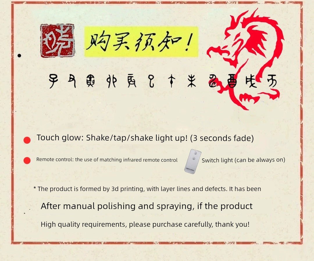 Zodiac Gift Box Luminous Model Decoration Anime - Kaiju Mafia