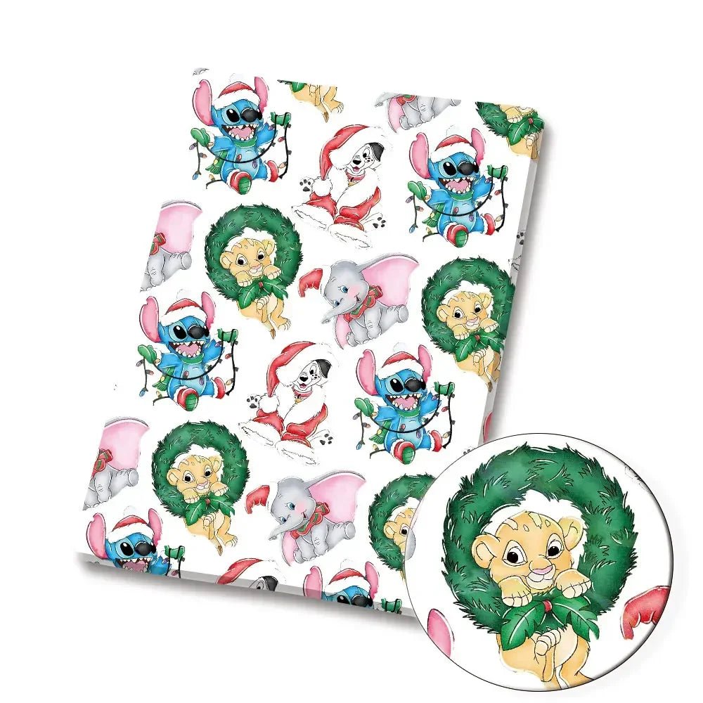 Disney Cartoon Cotton Fabric - Kaiju Mafia