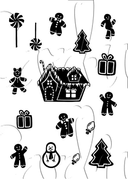 Winter Christmas Clear Stamp - Kaiju Mafia