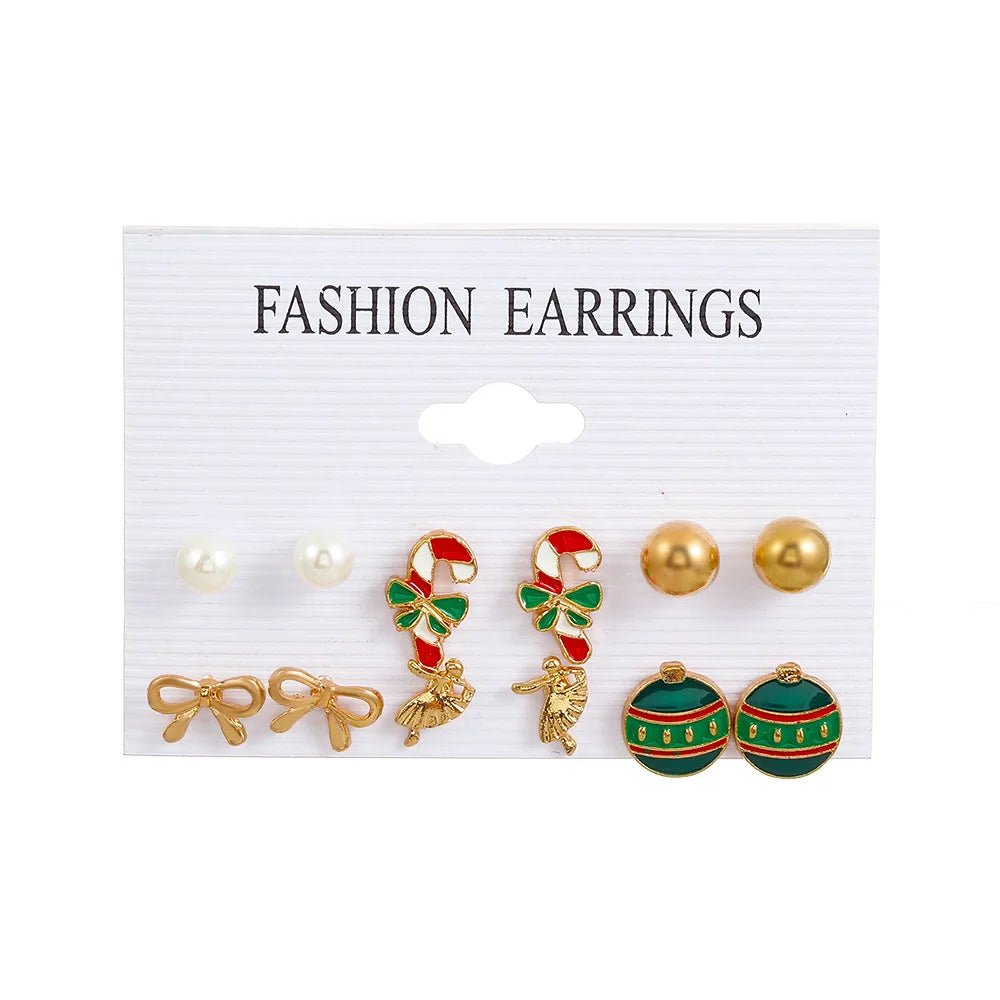 Christmas Earrings Set Women - Kaiju Mafia