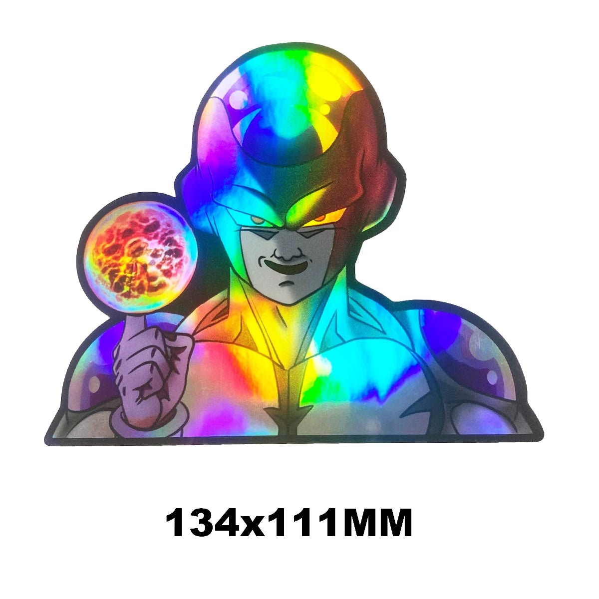 Cartoon Dragon Ball Holographic Anime Laser Stickers Motorcycle Anime Lenticular Car Window Sticker For Laptop Hot - Kaiju Mafia