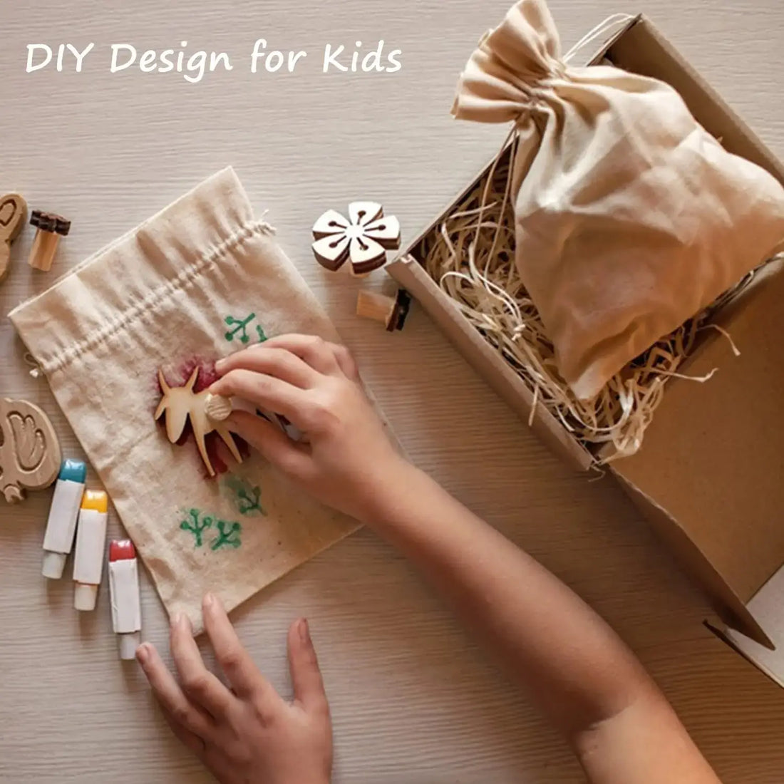 Burlap Drawstring Gift Bags - Kaiju Mafia