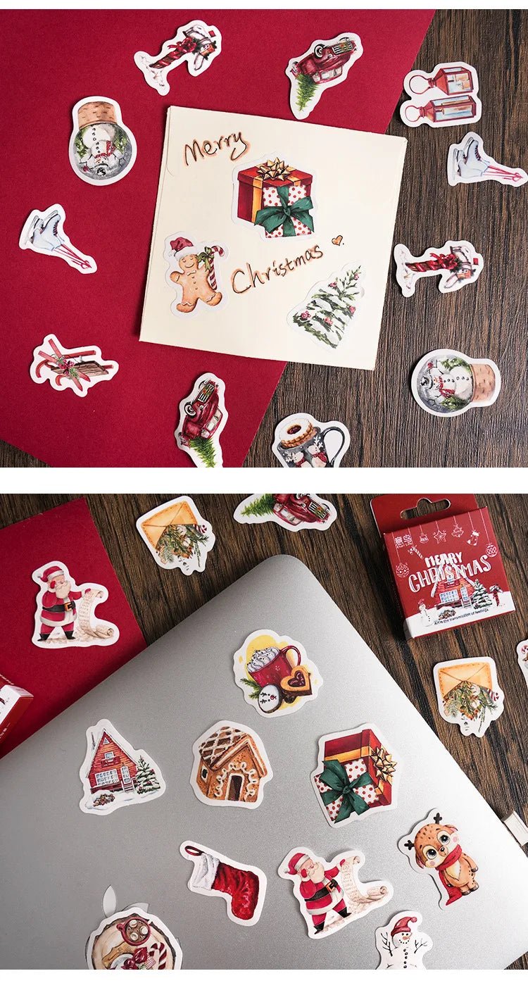 Cute Christmas Mini Stickers - Kaiju Mafia