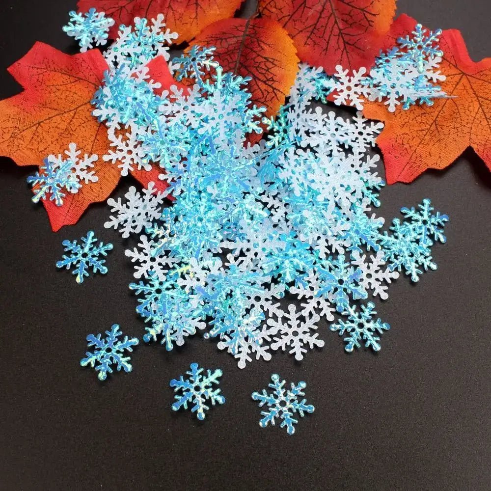 Glitter Christmas Snowflakes Confetti - Kaiju Mafia