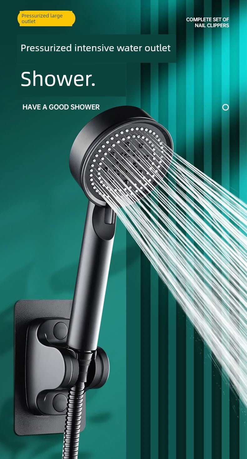 Five - Speed Handheld Shower Nozzle - Kaiju Mafia