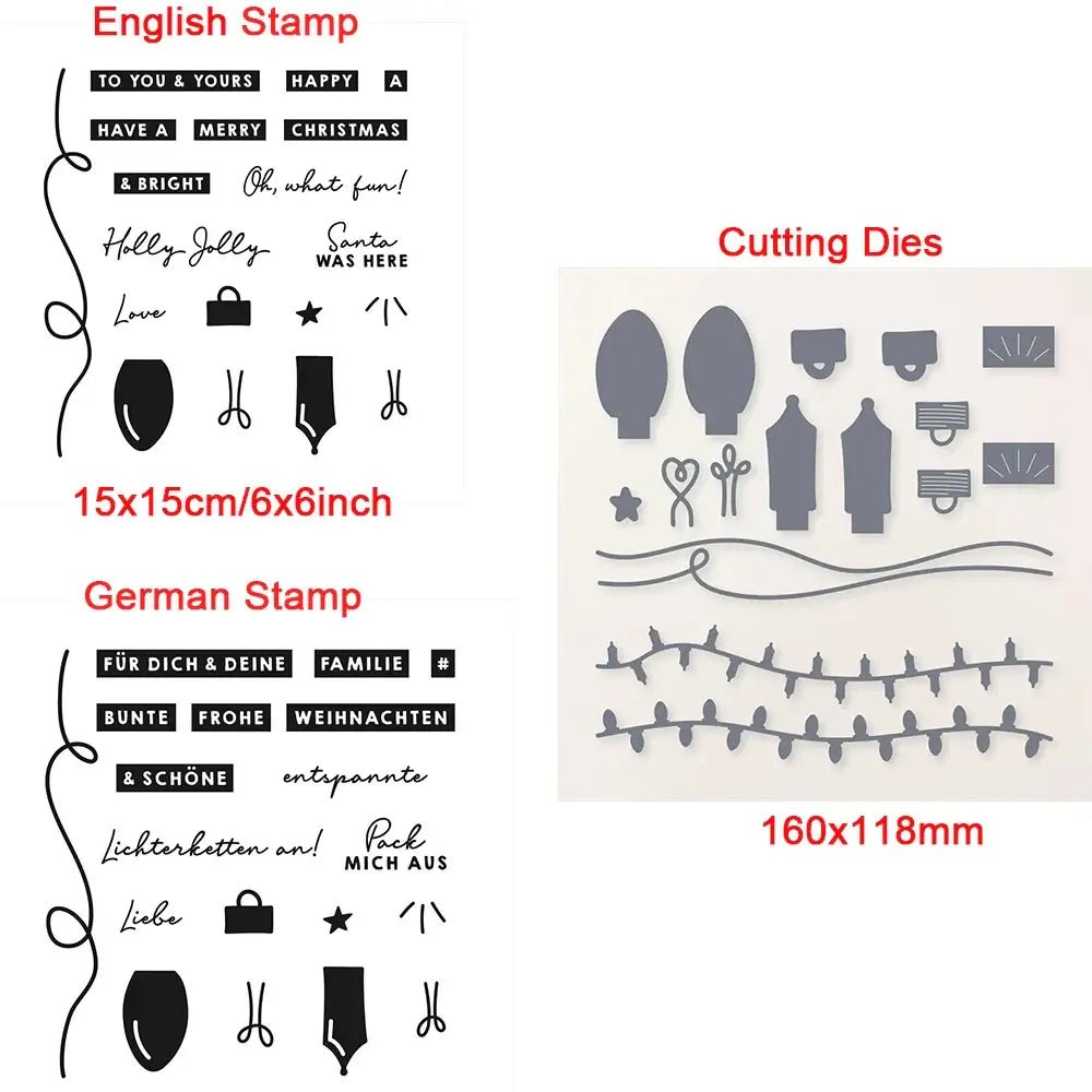 Warm Wishes Clear Stamps - Kaiju Mafia