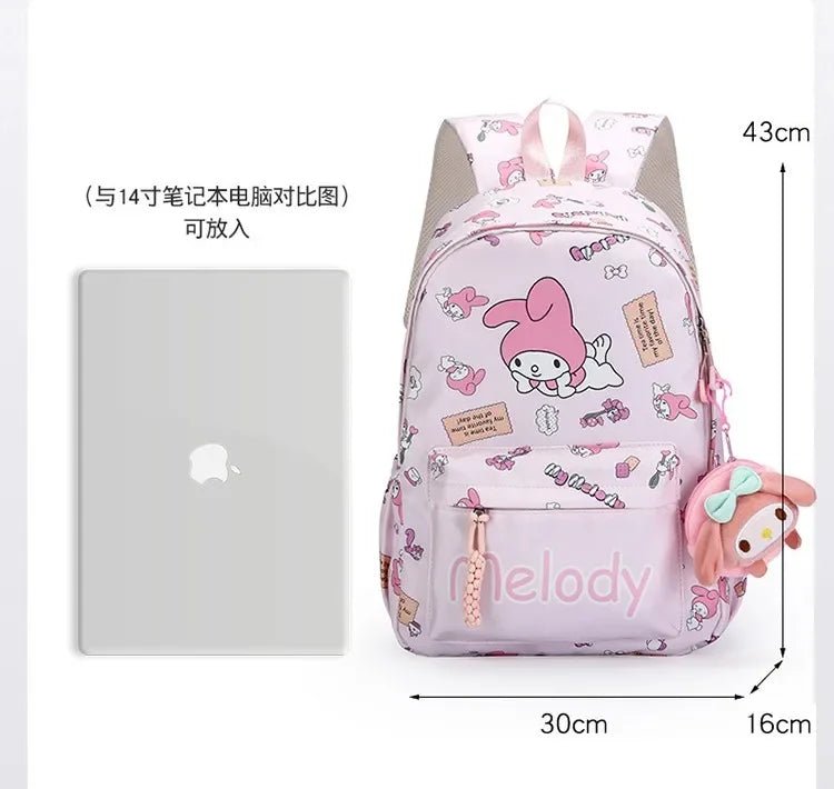 Sanrio Kuromi Hello Kitty Backpack - Kaiju Mafia