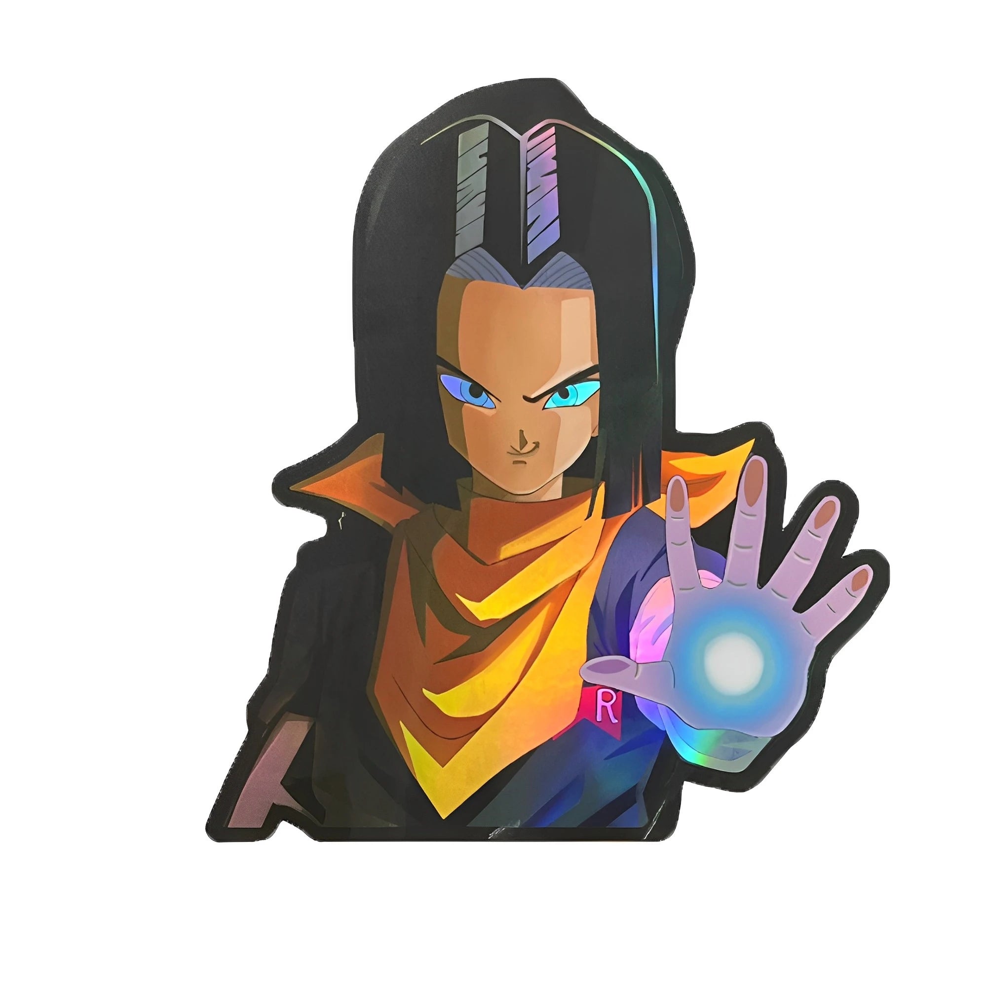 Cartoon Dragon Ball Holographic Anime Laser Stickers Motorcycle Anime Lenticular Car Window Sticker For Laptop Hot - Kaiju Mafia