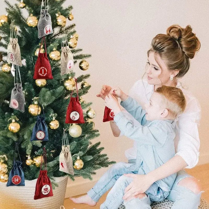 Christmas Advent Calendar Stickers - Kaiju Mafia