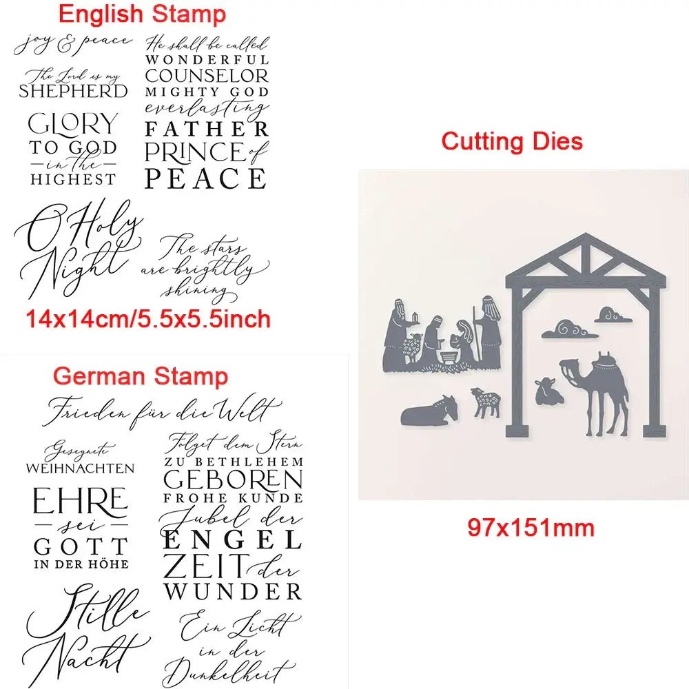 Warm Wishes Clear Stamps - Kaiju Mafia