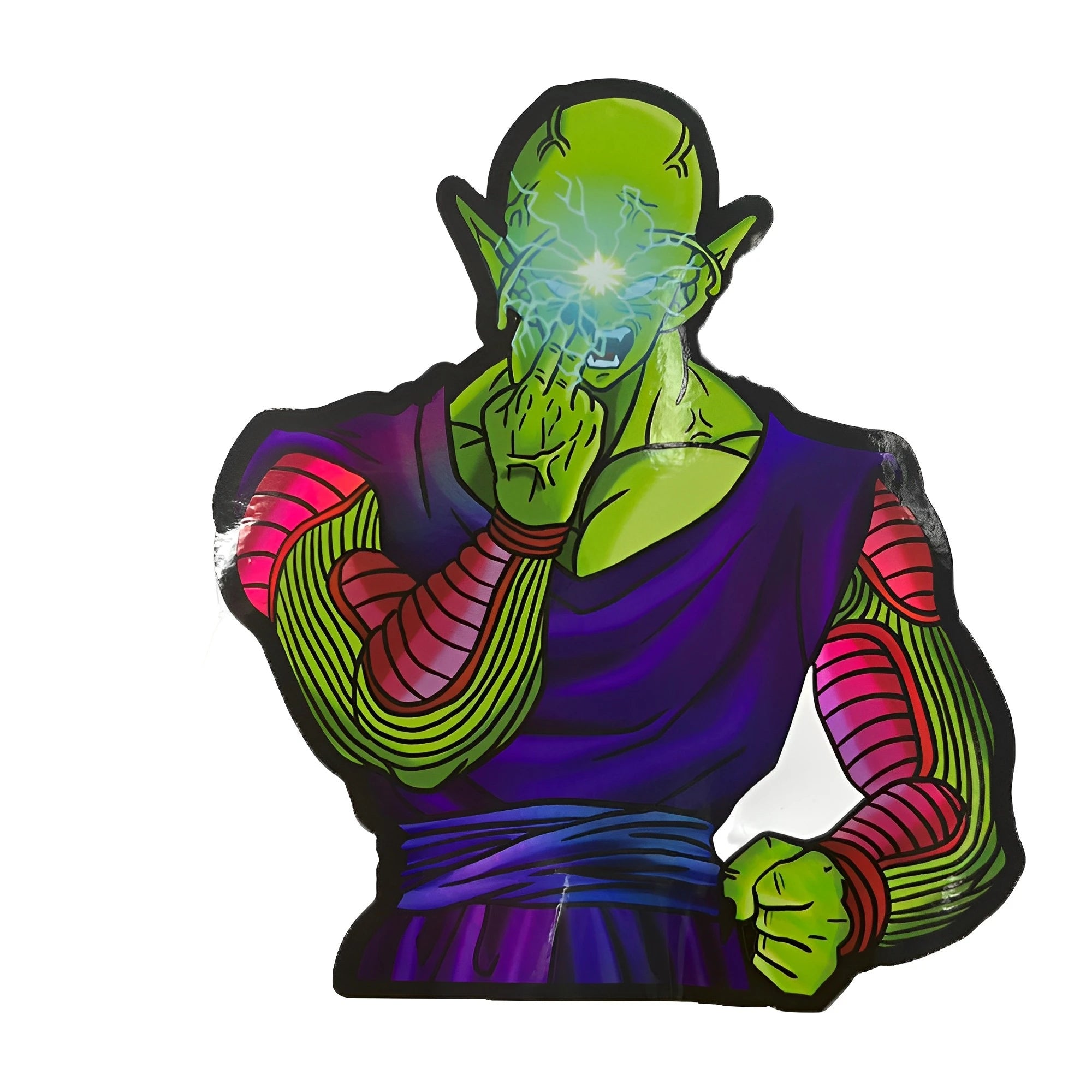 Cartoon Dragon Ball Holographic Anime Laser Stickers Motorcycle Anime Lenticular Car Window Sticker For Laptop Hot - Kaiju Mafia
