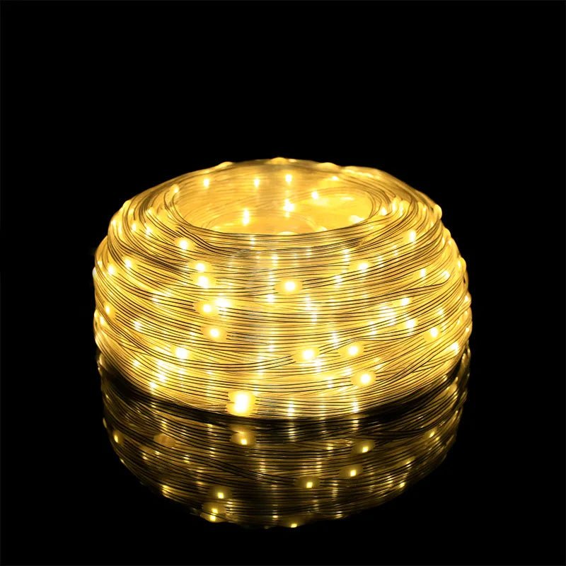 Outdoor Fairy Lights 100/150M Waterproof Garland IP67 EU/US Plug Starry String Lights Christmas Decorations 2025 Festoon Led - Kaiju Mafia
