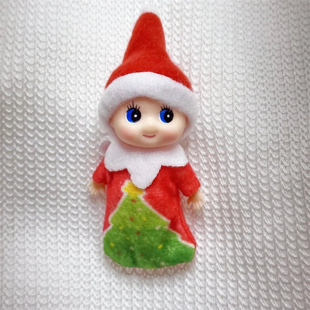 Christmas Mini Baby Elf Dolls Todder Elves Shining Kindness Craft Babies Doll Toy Decoration On The Shelf Gift For Girl Boy Kid - Kaiju Mafia