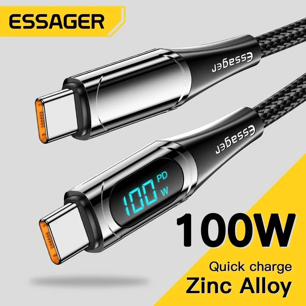 Essager 100W PD Fast Charging USB-C Cable - 2M - Kaiju Mafia