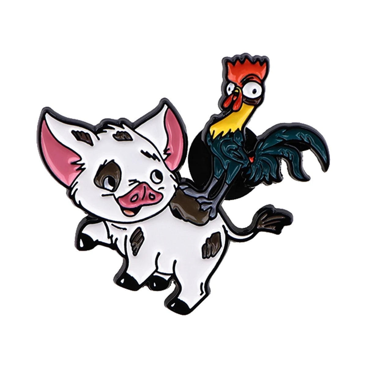 Cartoon Duck Enamel Pin Cute Brooches for Women Men Lapel Pins Animal Badges Clothes Accessories Fashion Jewelry Christmas Gifts - Kaiju Mafia
