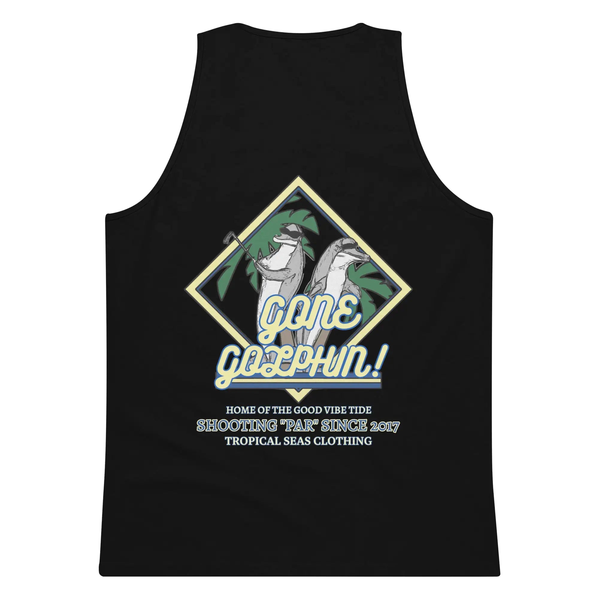 Men’s Premium Gone Golphin Tank Top - Kaiju Mafia