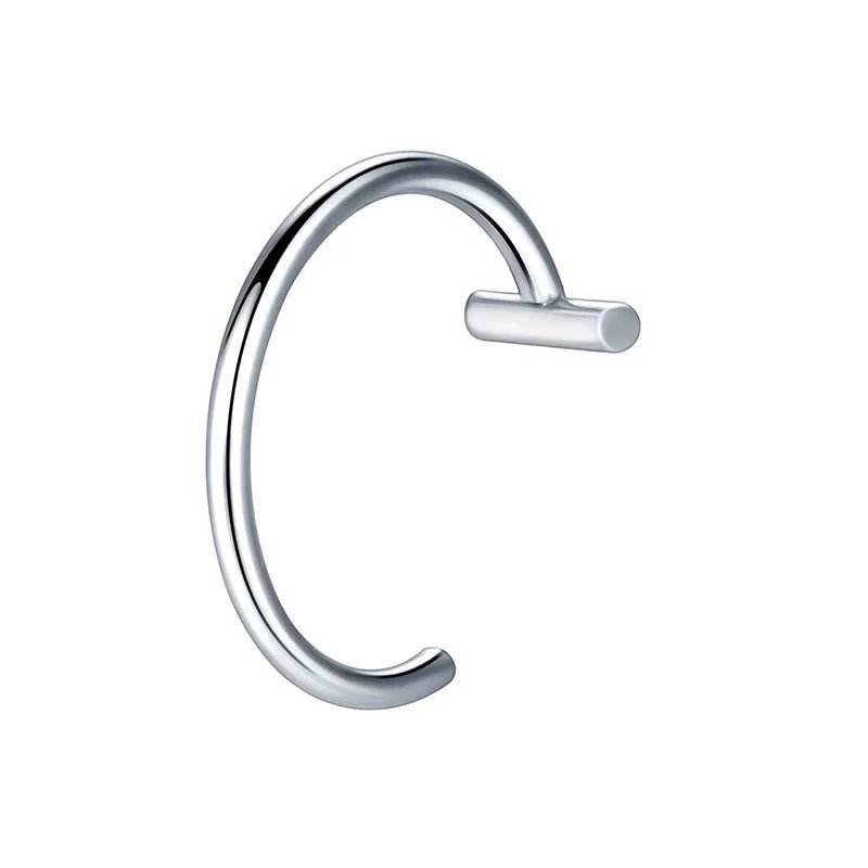 1Pc Stainless Steel Fake Nose Ring Hoop Septum Rings C Clip Lip Ring Earring Fake Nose Piercing Women Body Jewelry Non - Pierced - Kaiju Mafia