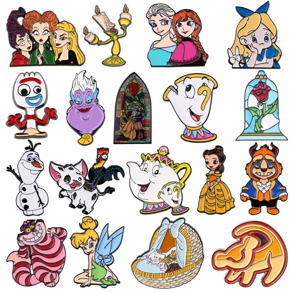 Cartoon Duck Enamel Pin Cute Brooches for Women Men Lapel Pins Animal Badges Clothes Accessories Fashion Jewelry Christmas Gifts - Kaiju Mafia