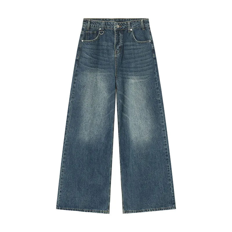 old blue washed denim pants old blue washed denim pants