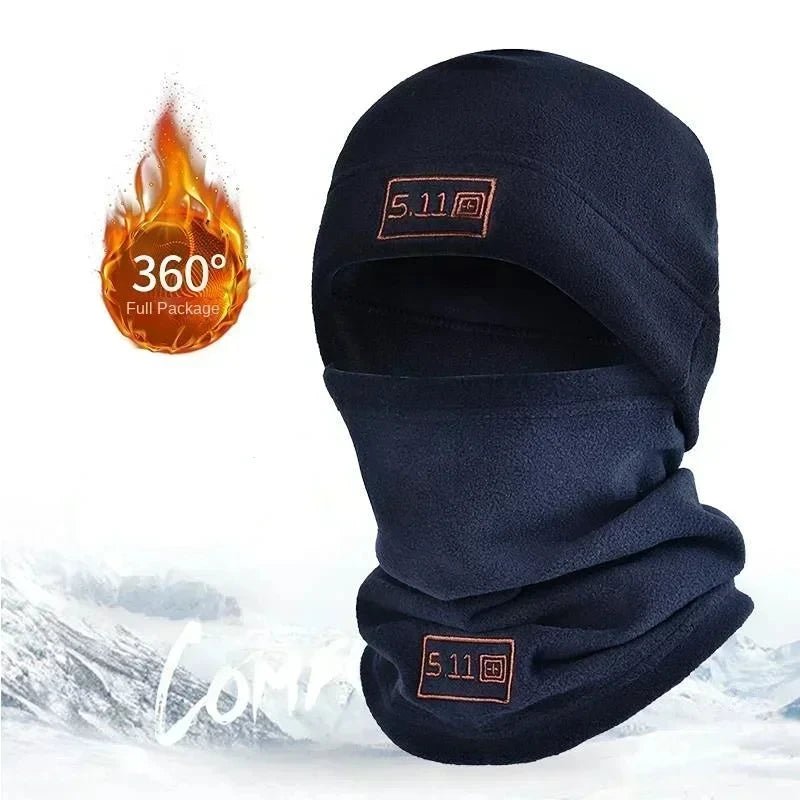 Tactical Military Fleece Hat & Scarf Set - Winter Head Cover & Neck Protector - Kaiju Mafia