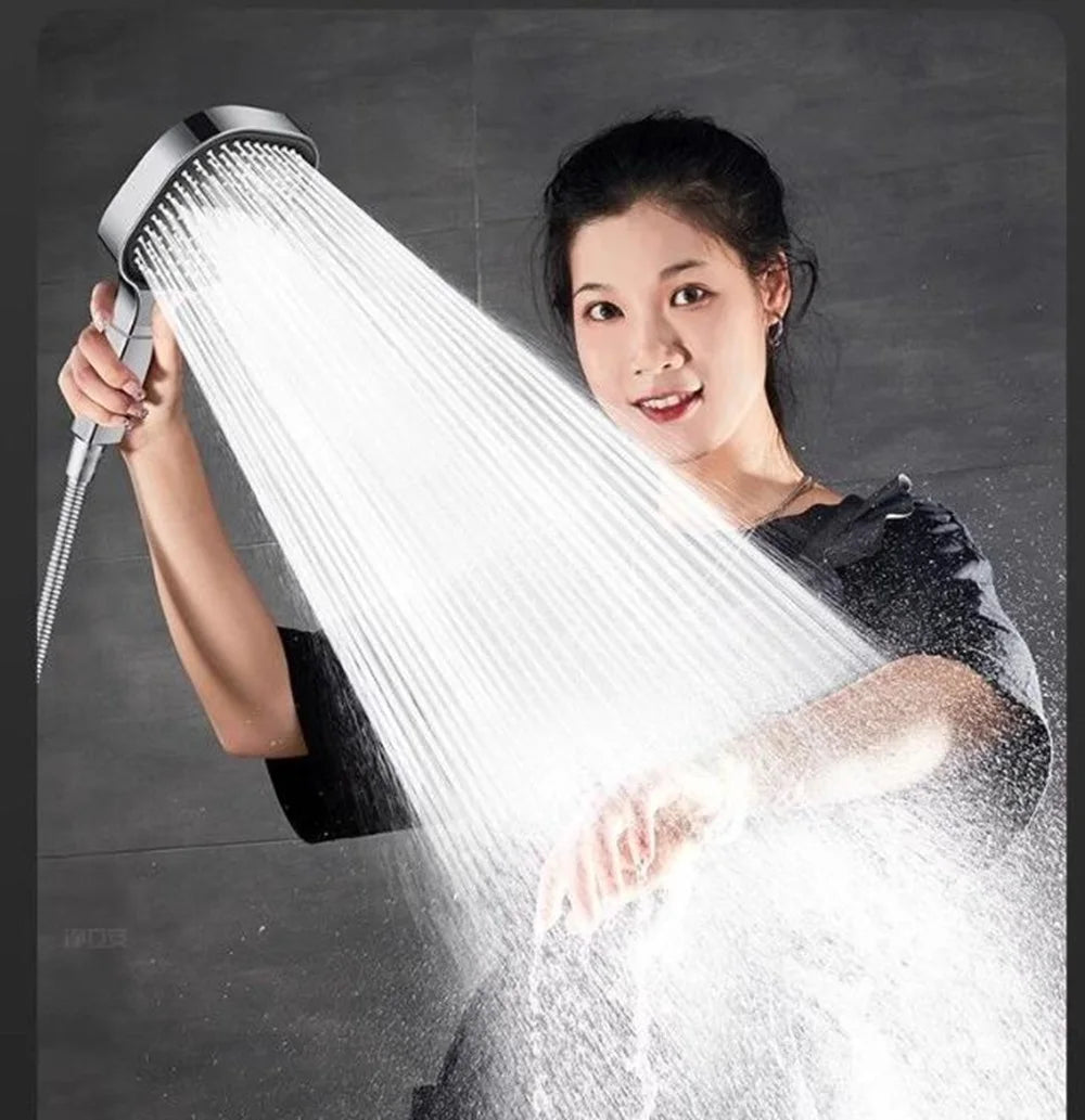 High Pressure Shower Head with Filter - 13CM Large Panel, 3 Modes - Kaiju Mafia