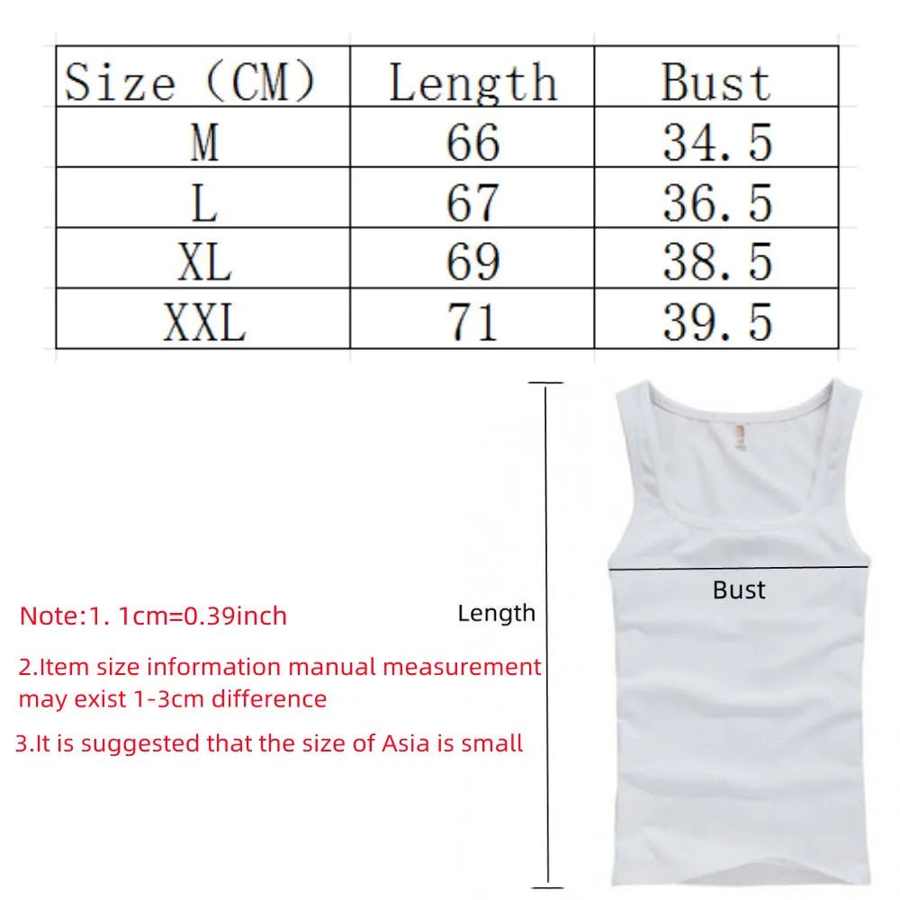 Hot Sale Summer Male clothes Women Basic Elastic tank top Pure Cotton Sleeveless Men&