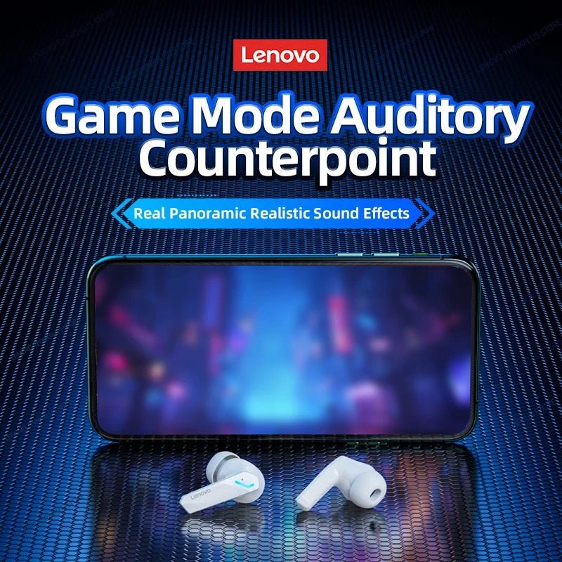 Lenovo GM2 Pro Bluetooth Wireless Earbuds - HD Call Dual Mode Gaming Headset - Kaiju Mafia